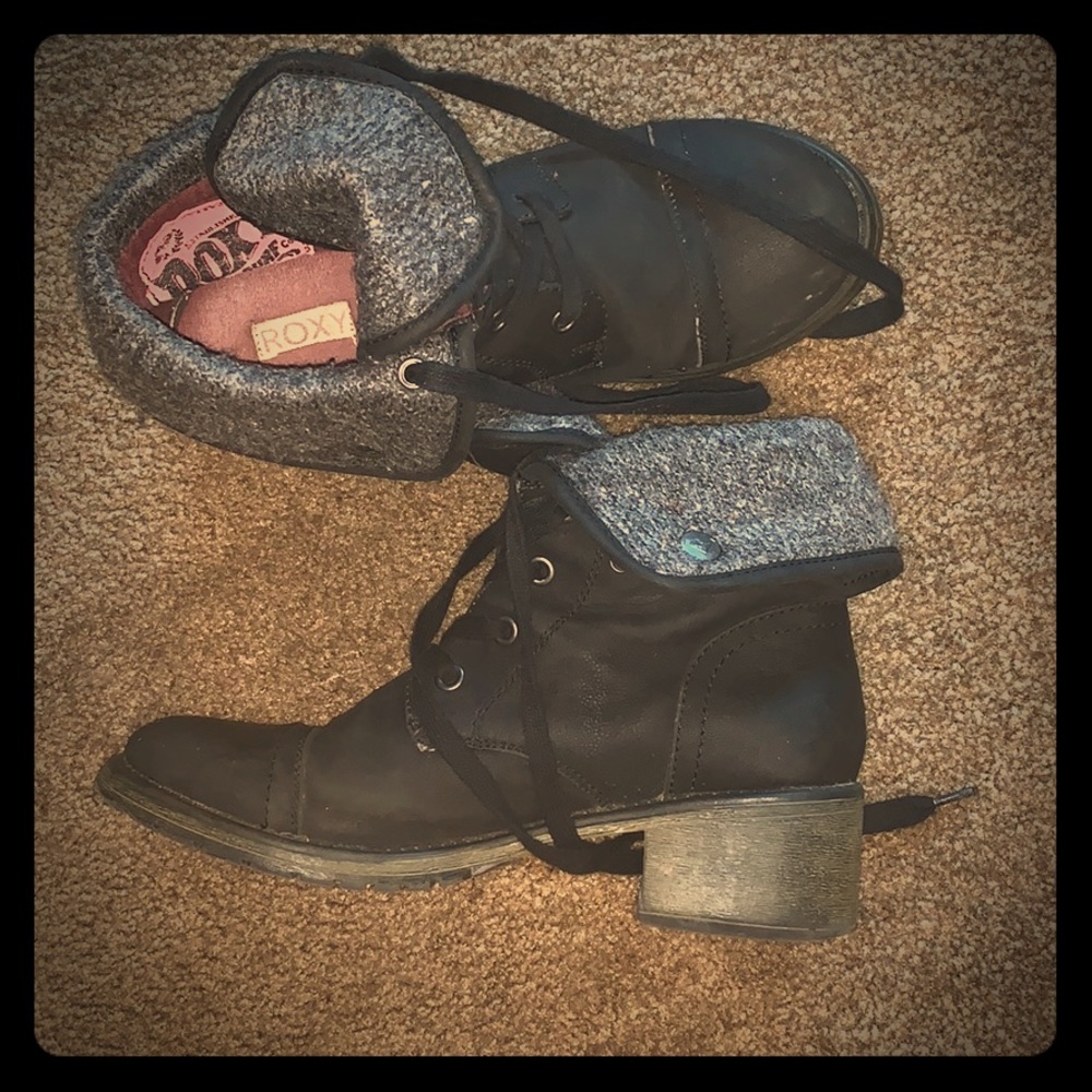 Black boots never worn just once